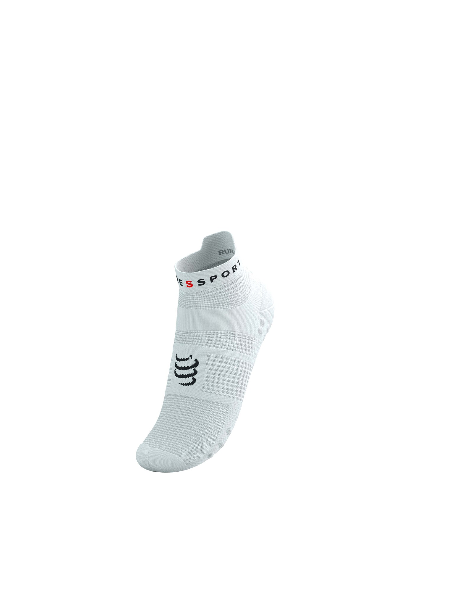 Compressport Pro Racing Socks v4.0 Run Low - White/Black