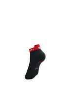 Compressport Pro Racing Socks v4.0 Run Low - Black/Core Red/White