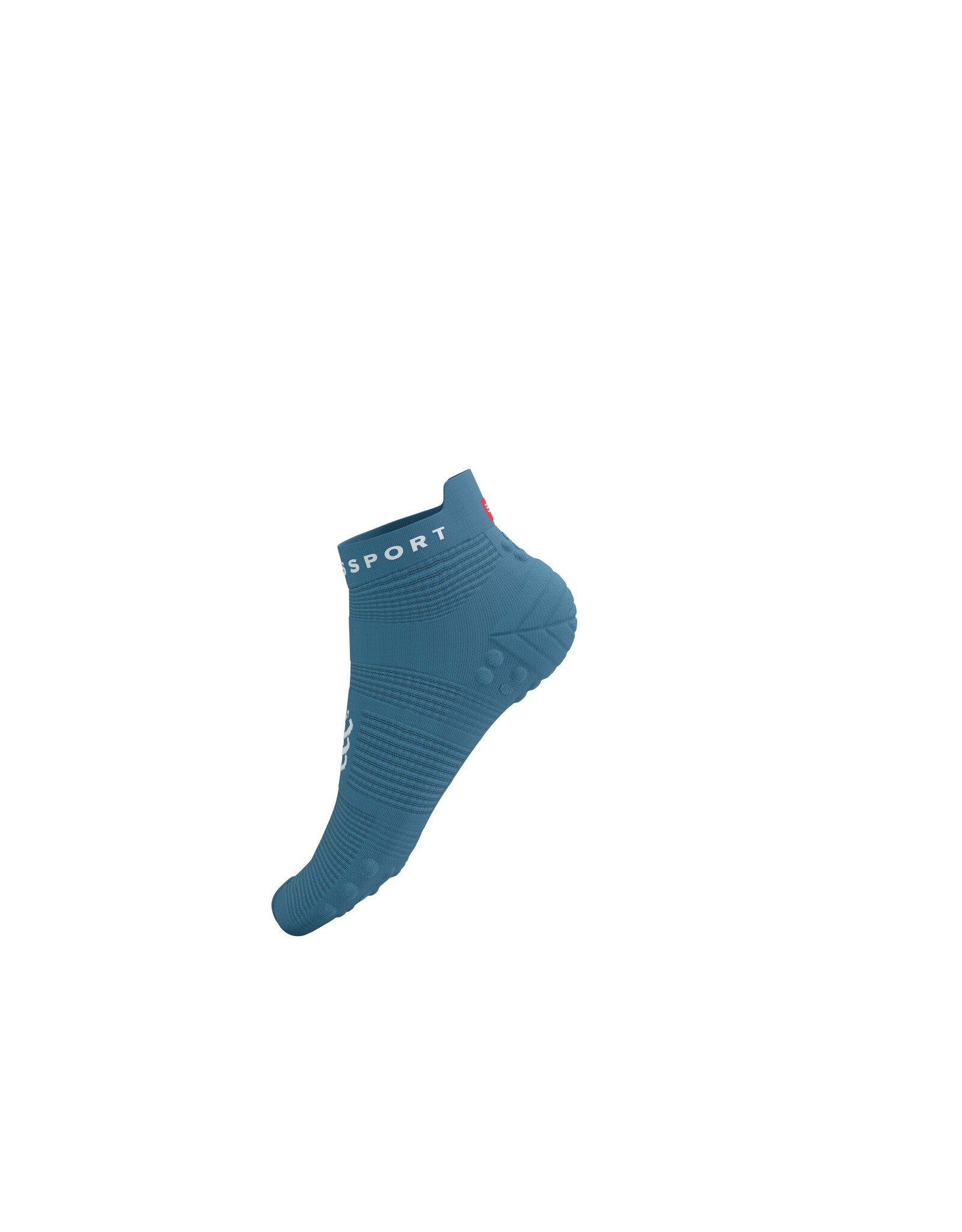 Compressport Pro Racing Socks v4.0 Run Low - Niagara/White