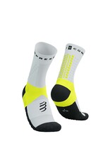 Compressport Ultra Trail  Socks V2.0 - White/Black/Safety Yellow