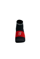Compressport Ultra Trail Low Socks - Black/White/Core Red