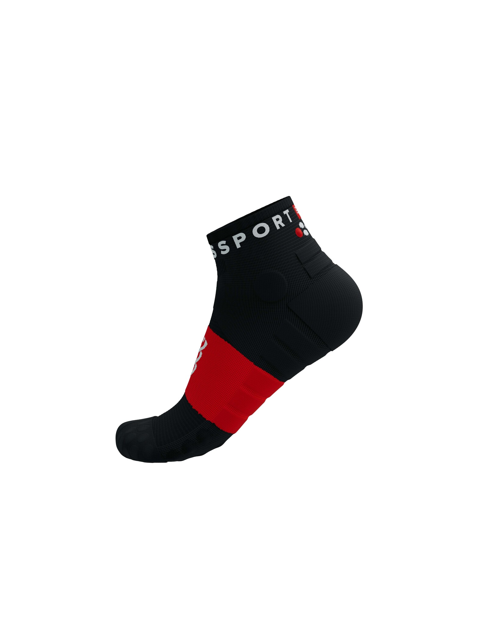 Compressport Ultra Trail Low Socks - Black/White/Core Red