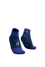 Compressport Ultra Trail Low Socks - Dazzling Blue/Dress Blues/White