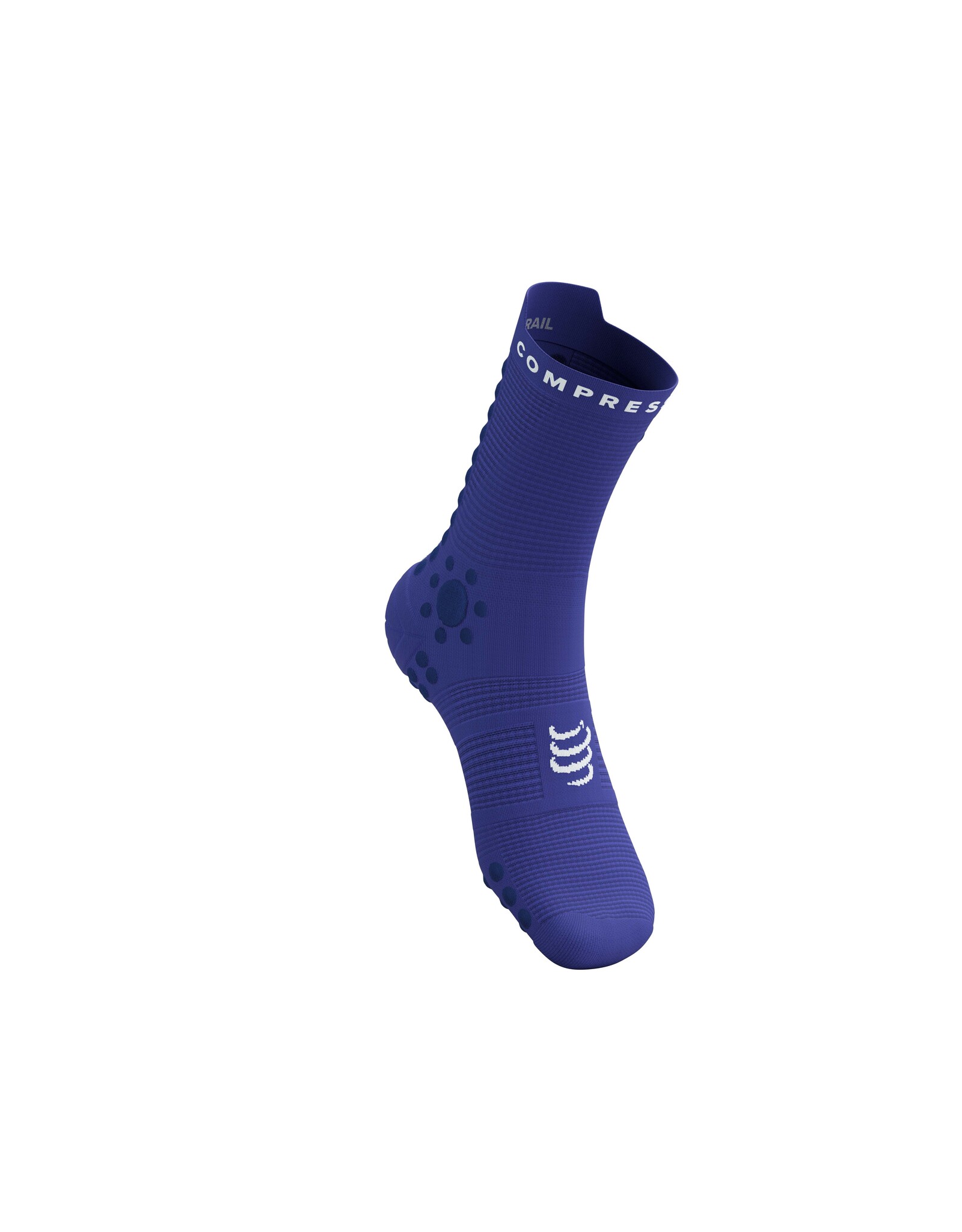 Compressport Pro Racing Socks v4.0 Trail - Dazzling Blue/Dress Blues/White