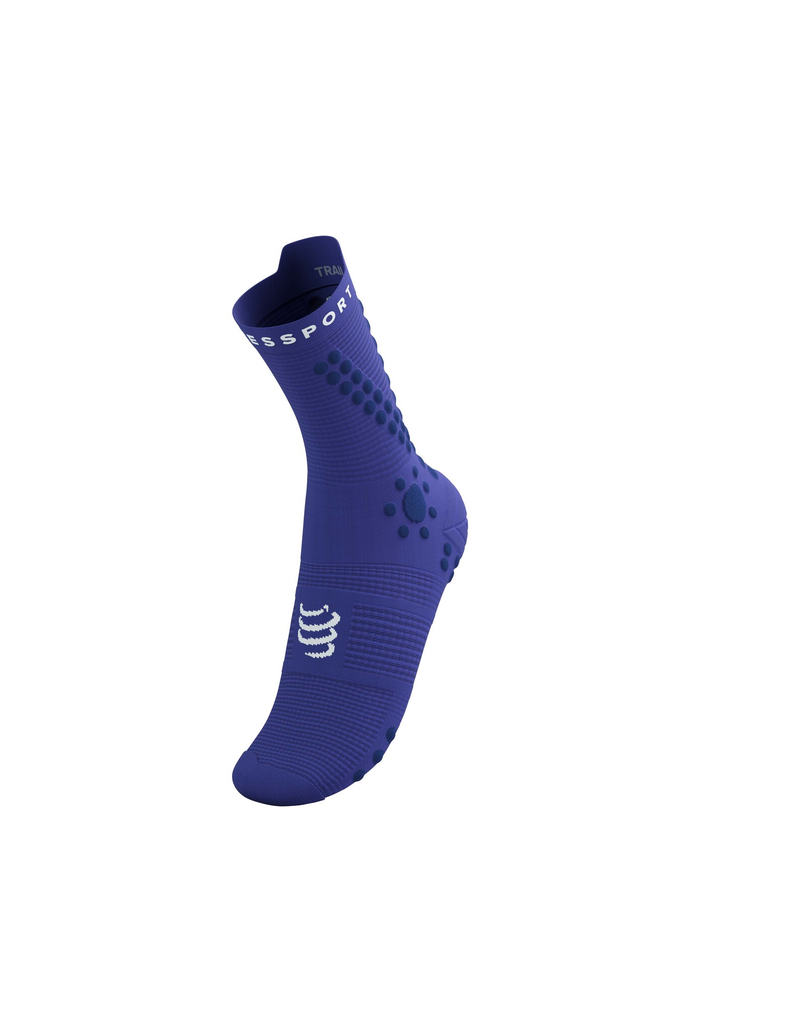 Compressport Pro Racing Socks v4.0 Trail - Dazzling Blue/Dress Blues/White