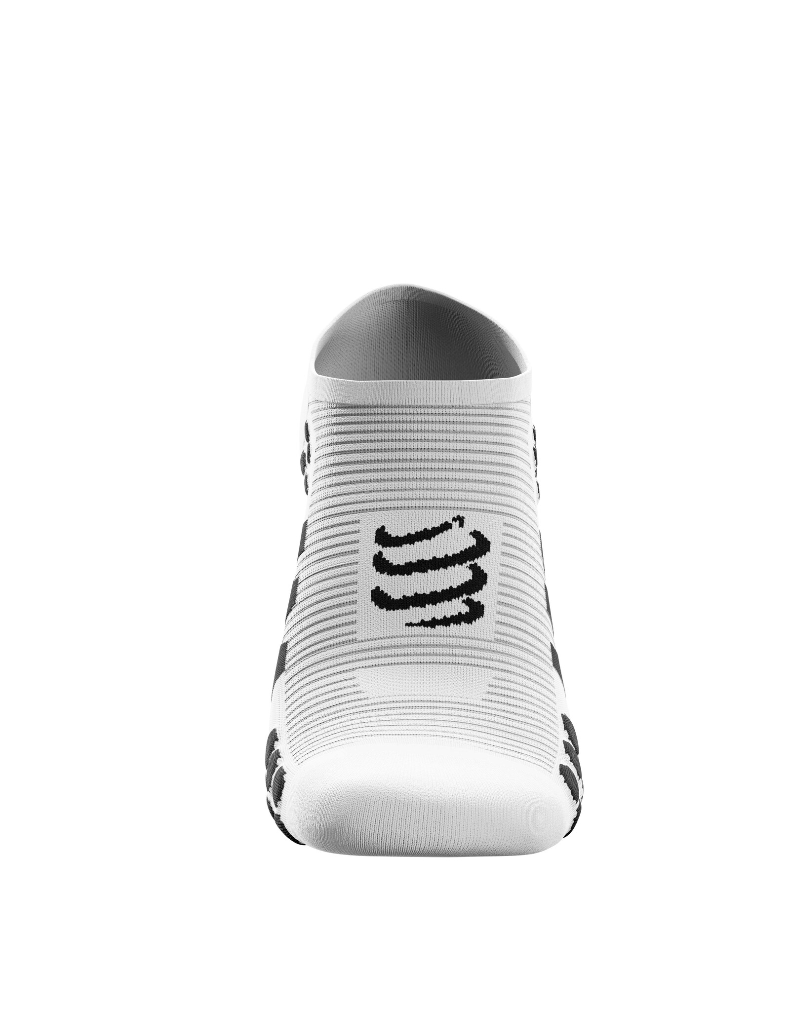 Compressport No Show Socks - White/Black