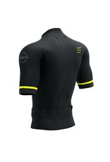 Compressport Trail Postural SS Top M - Black/Safety Yellow