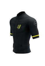 Compressport Trail Postural SS Top M - Black/Safety Yellow