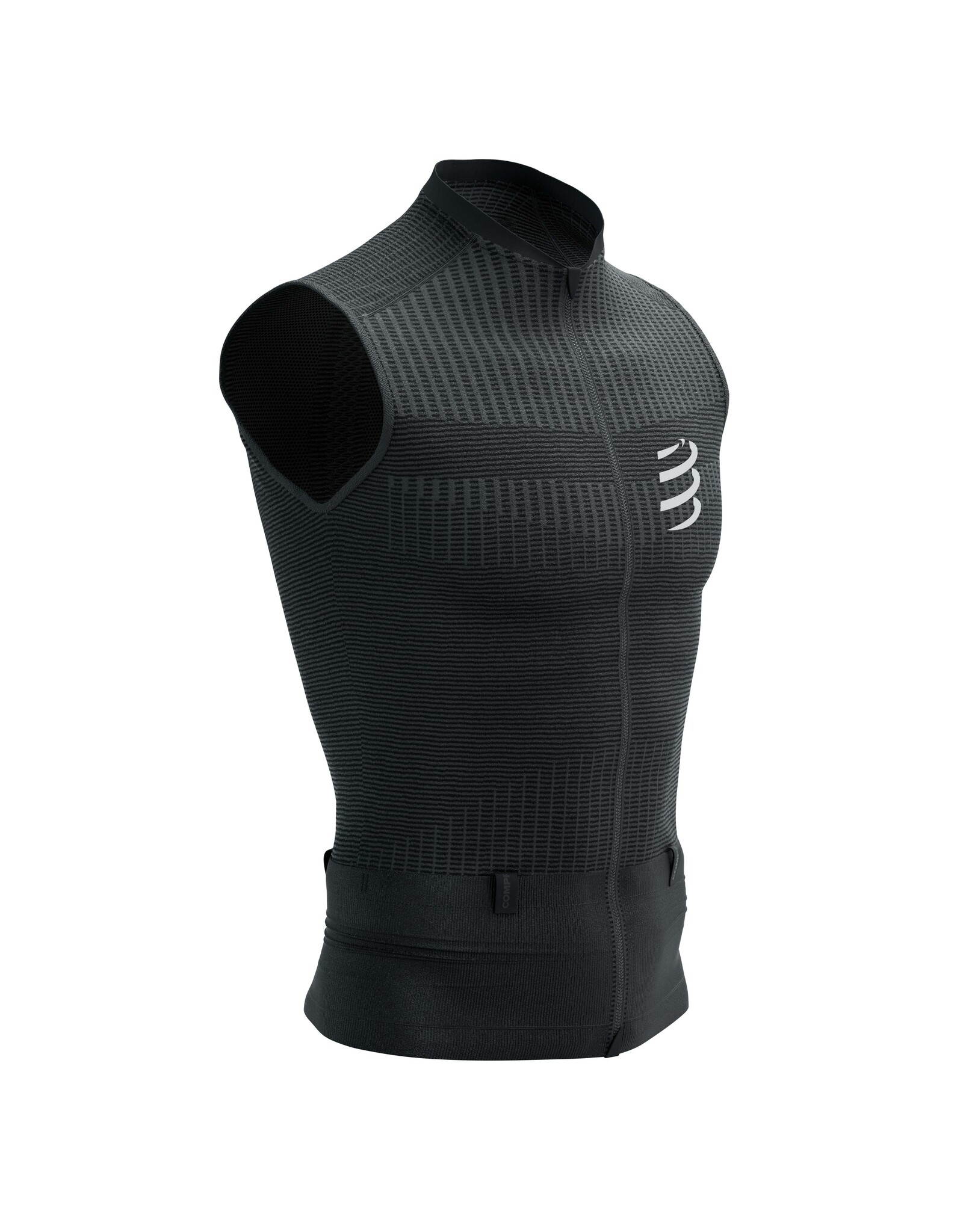 Compressport Trail Postural Tank Top M - Black/White