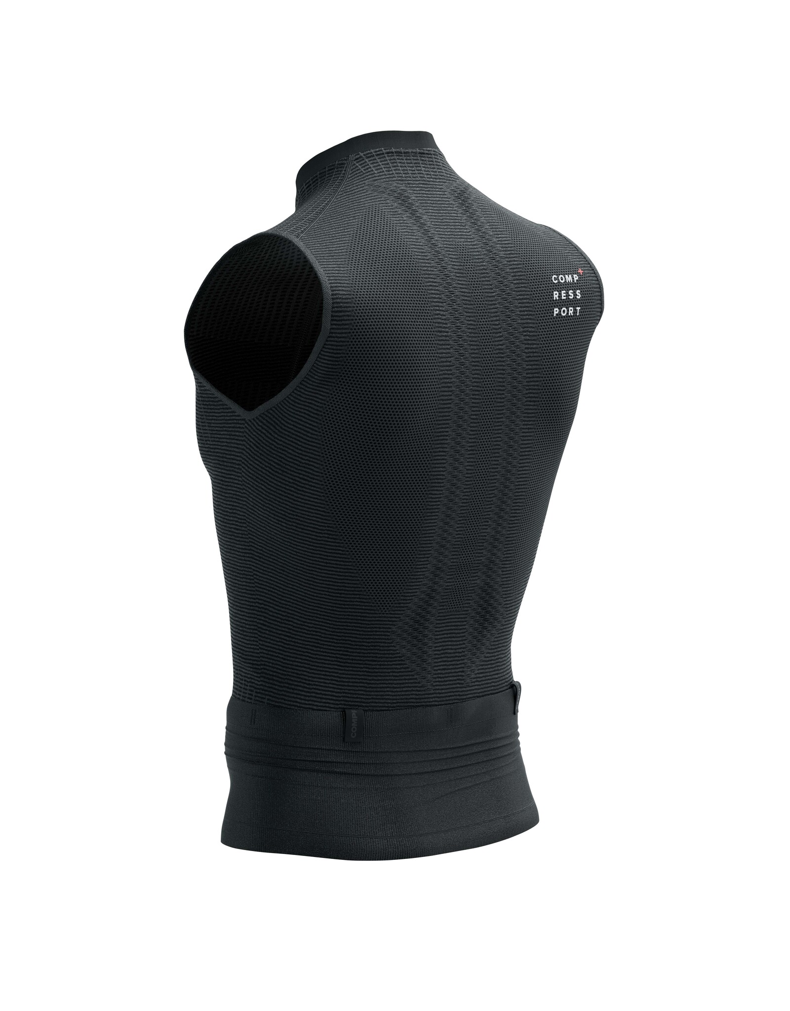 Compressport Trail Postural Tank Top M - Black/White