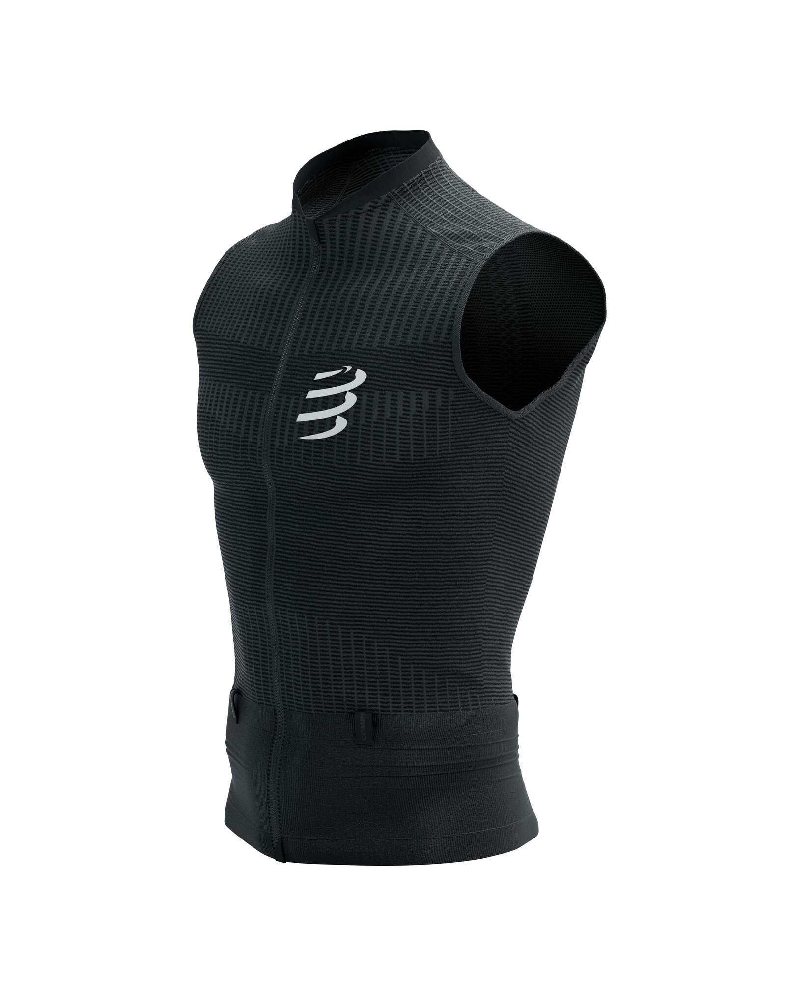 Compressport Trail Postural Tank Top M - Black/White