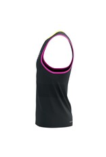 Compressport Pro Racing Singlet M - Black/Safety Yellow/Neon Pink