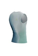 Compressport Performance Tank M - Eggshell Blue/Niagara/Dress Blues