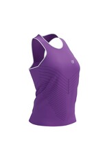 Compressport Performance Singlet W - Royal Lilac/White