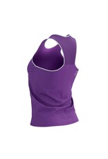 Compressport Performance Singlet W - Royal Lilac/White