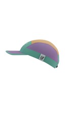 Compressport 5 Panel Light Cap - Eggshell Blue/Salmon Buff/Lupine