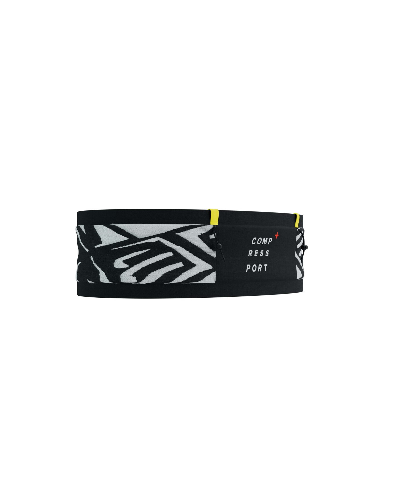 Compressport Free Belt Pro - Black/White/Safety Yellow