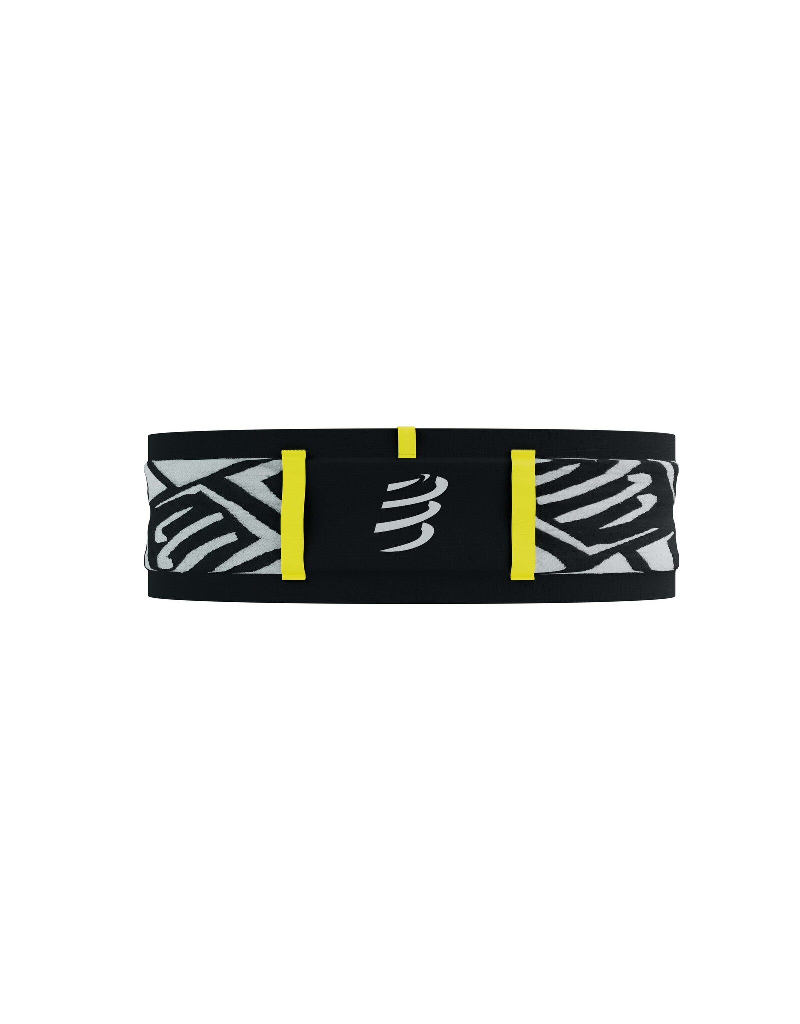 Compressport Free Belt Pro - Black/White/Safety Yellow