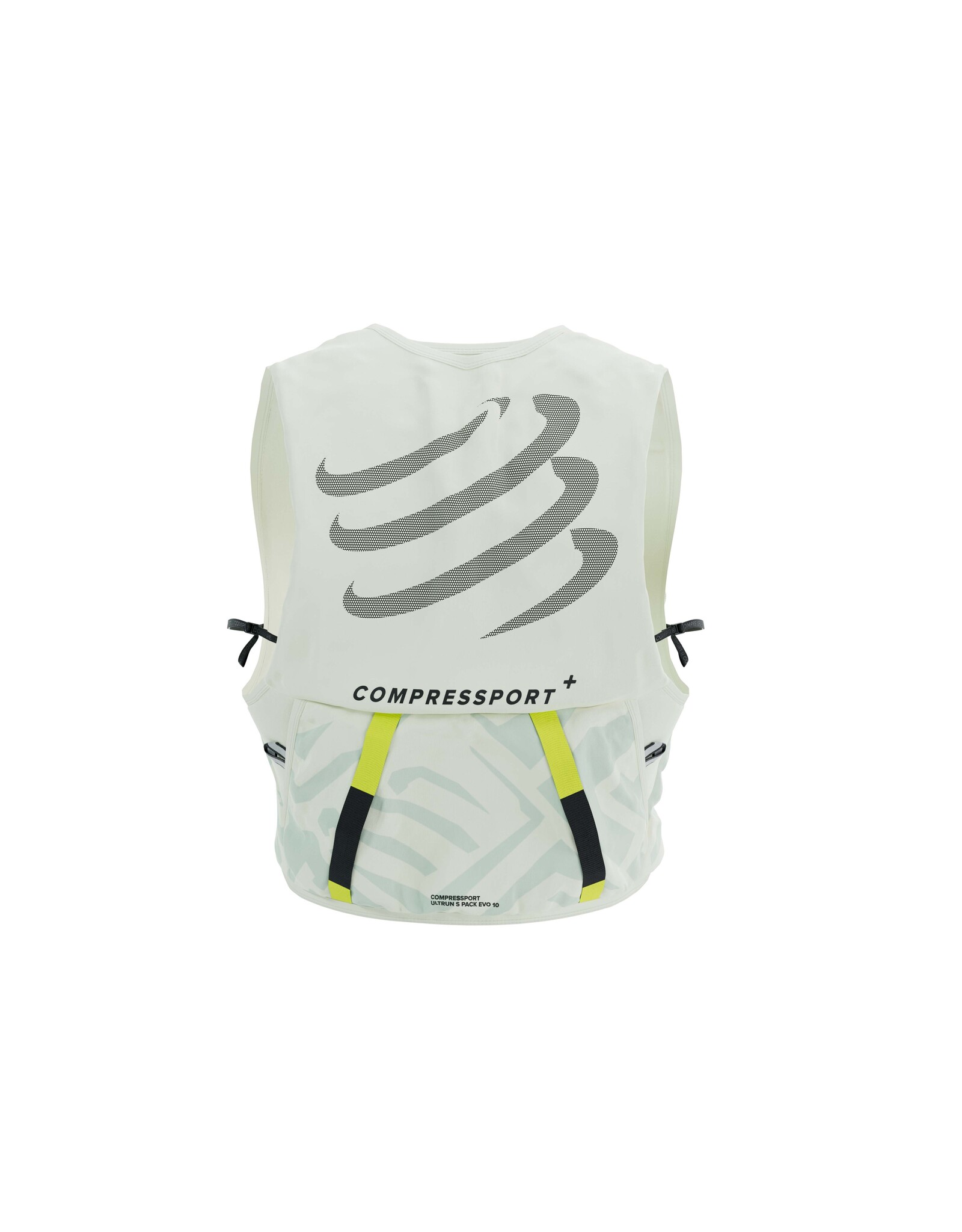 Compressport UltRun S Pack Evo 10 - Sugar Swizzle/Ice Flow/Safety Yellow