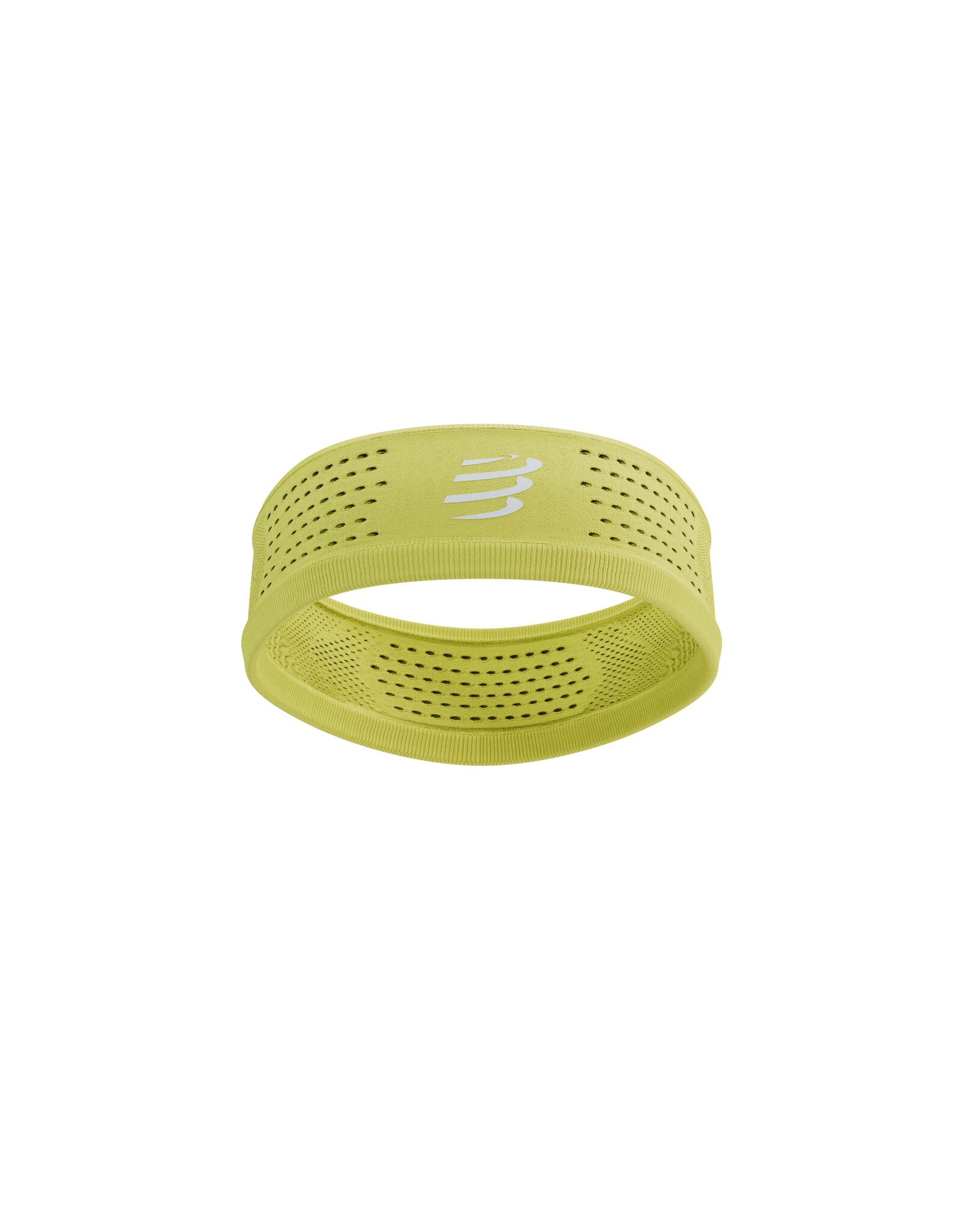 Compressport Thin Headband On/Off - Green Sheen/White