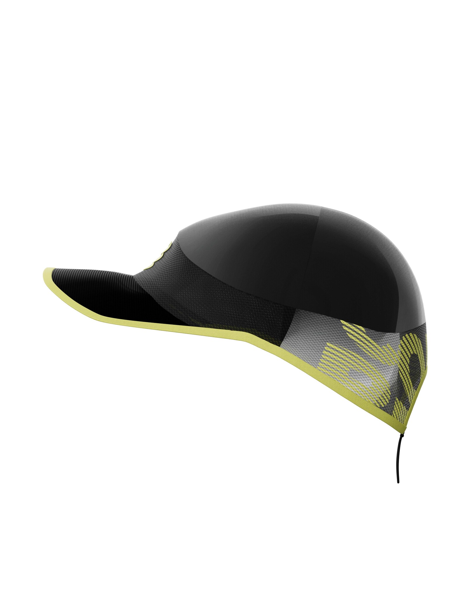 Compressport Pro Racing Cap - Black/White/Safety Yellow