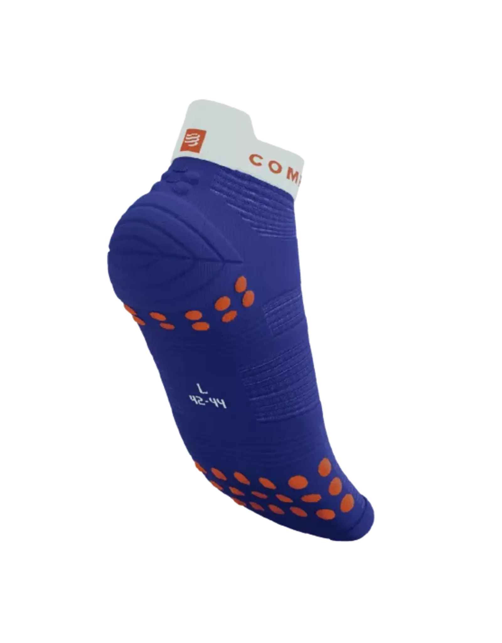 Compressport Pro Racing Socks v4.0 Run Low - Dazz Blue/White