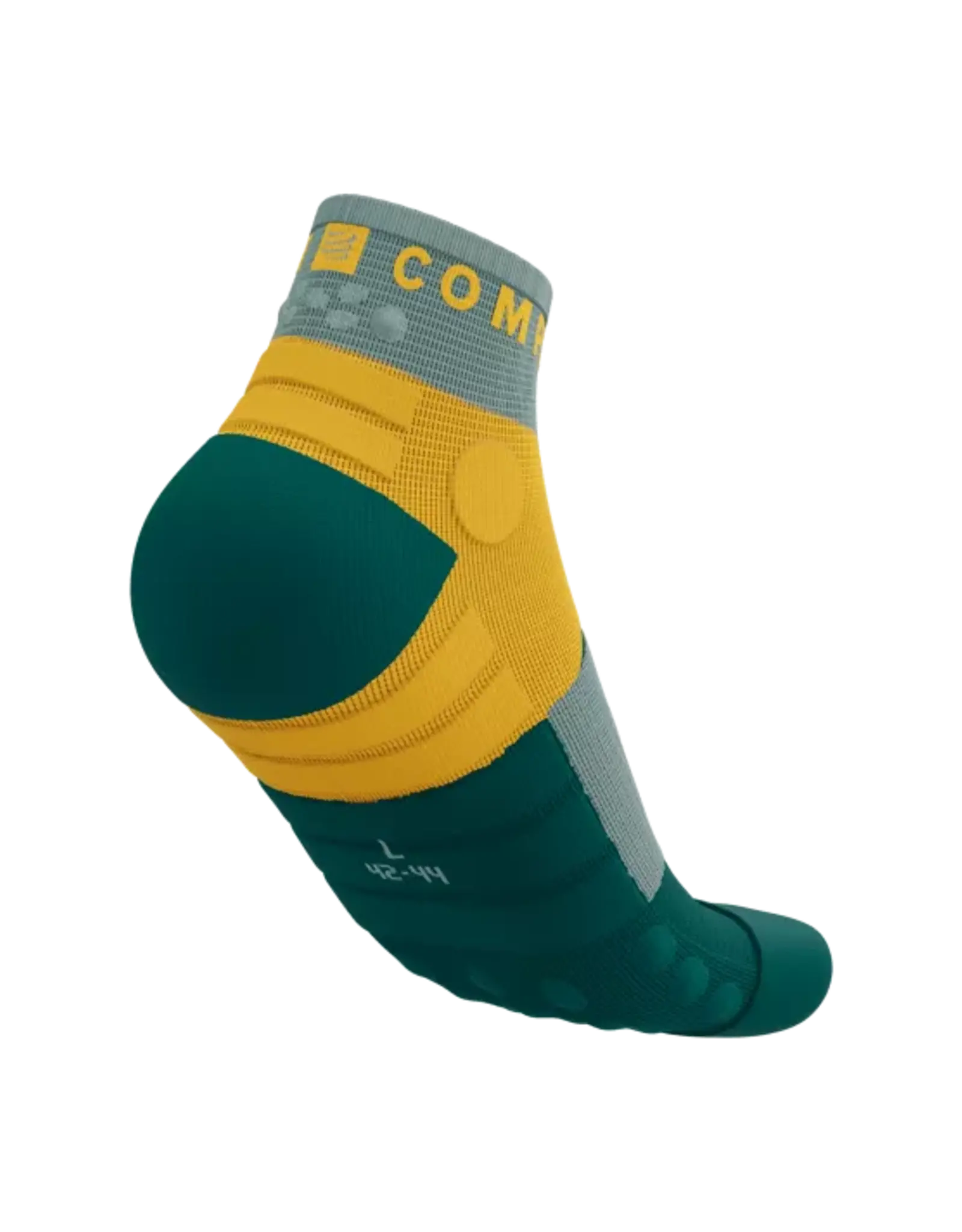 Compressport Ultra Trail Low Socks - Slate Grey/Saffron