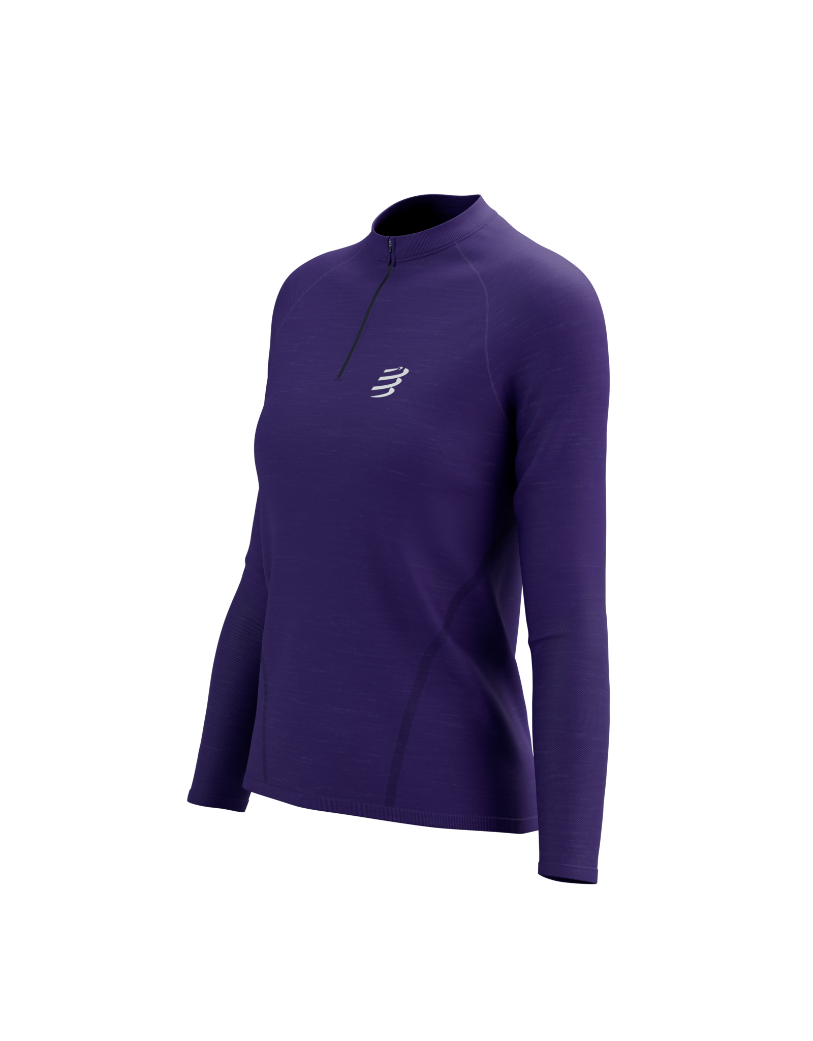 Compressport Trail HZ LS Tshirt W - Purple