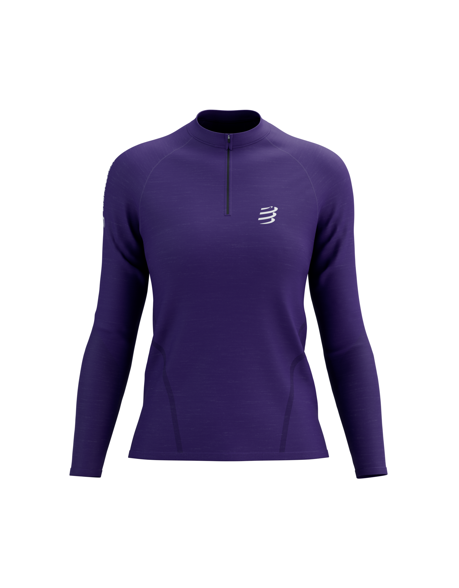 Compressport Trail HZ LS Tshirt W - Purple