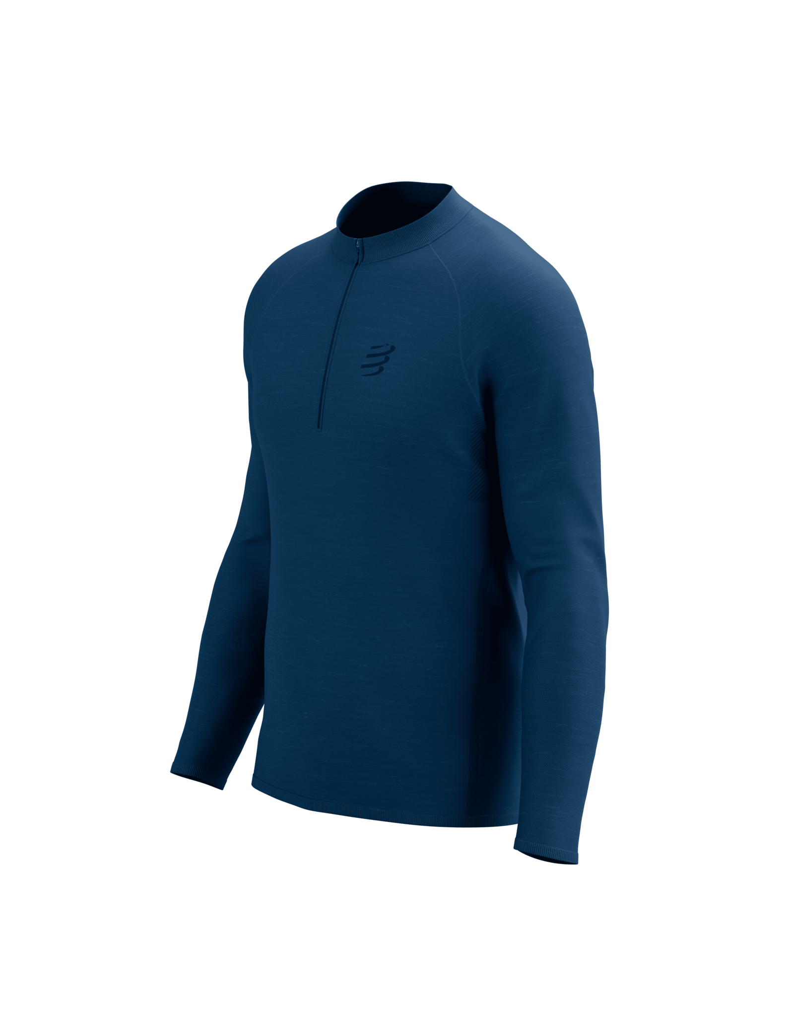 Compressport Trail HZ LS Tshirt M - Poseidon