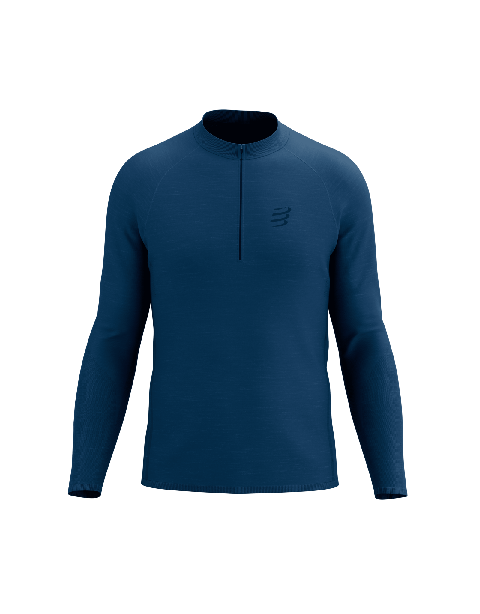 Compressport Trail HZ LS Tshirt M - Poseidon