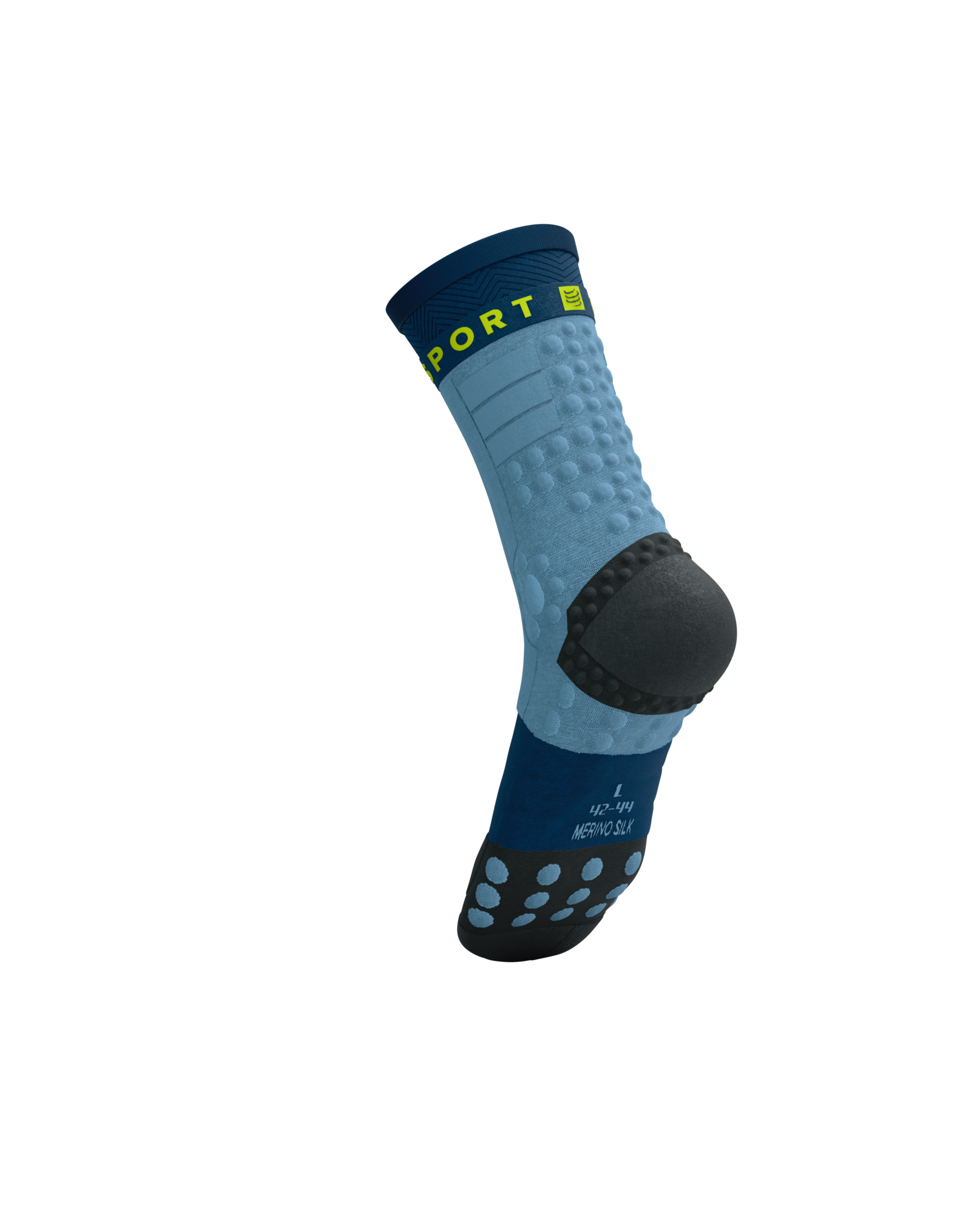 Compressport Pro Racing Socks Winter Trail - Denim/Poseidon