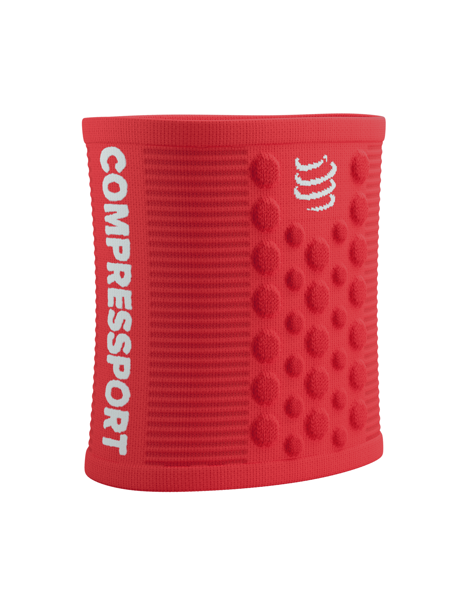 Compressport Sweatbands 3D.Dots - Fluo Red/White