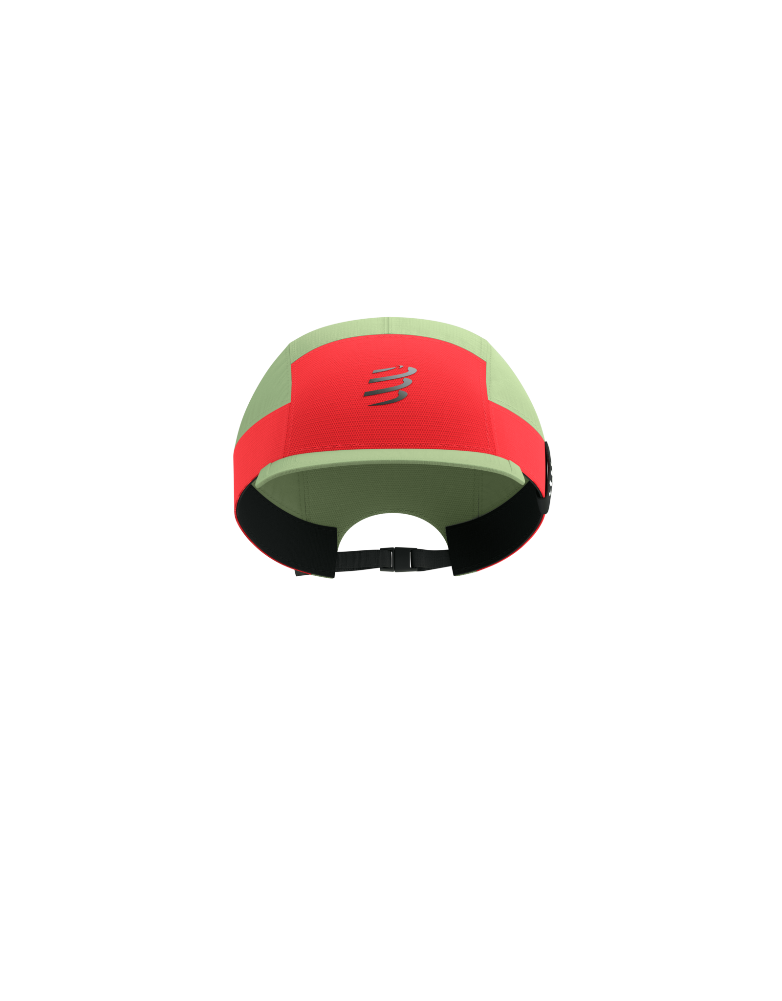 Compressport 5 Panel Light Cap - Nile/Fluo Red