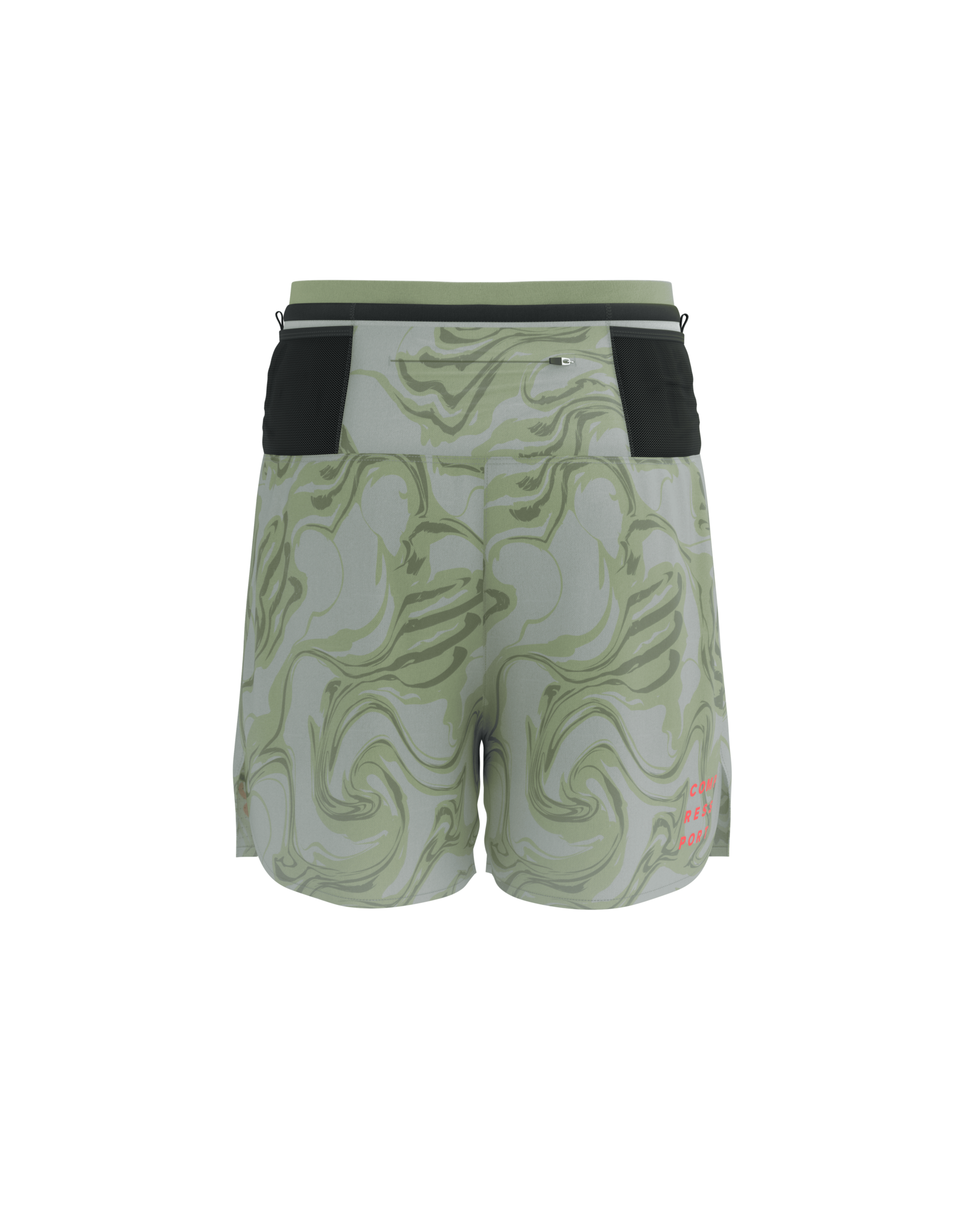 Compressport Trail Racing 2-In-1 Short M - Green Camo