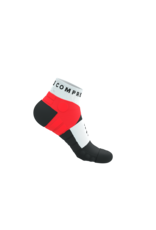 Compressport Ultra Trail Low Socks - Fluo Red/White