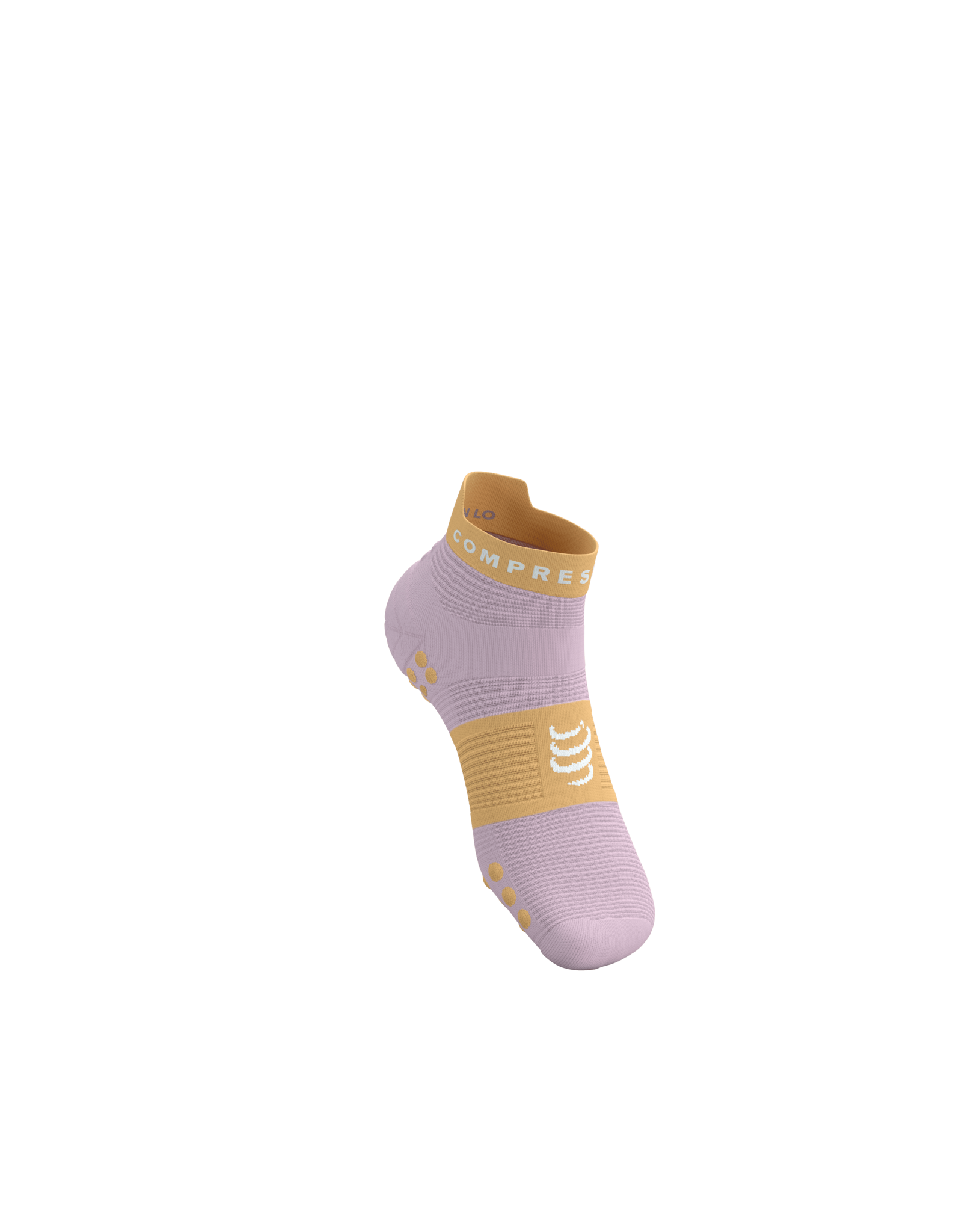 Compressport Pro Racing Socks V4.0 Run Low - Roseate/Buff Orange