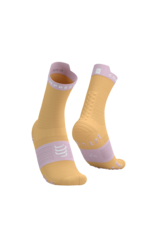 Compressport Pro Racing Socks V4.0 Run High - Buff Orange/Roseate