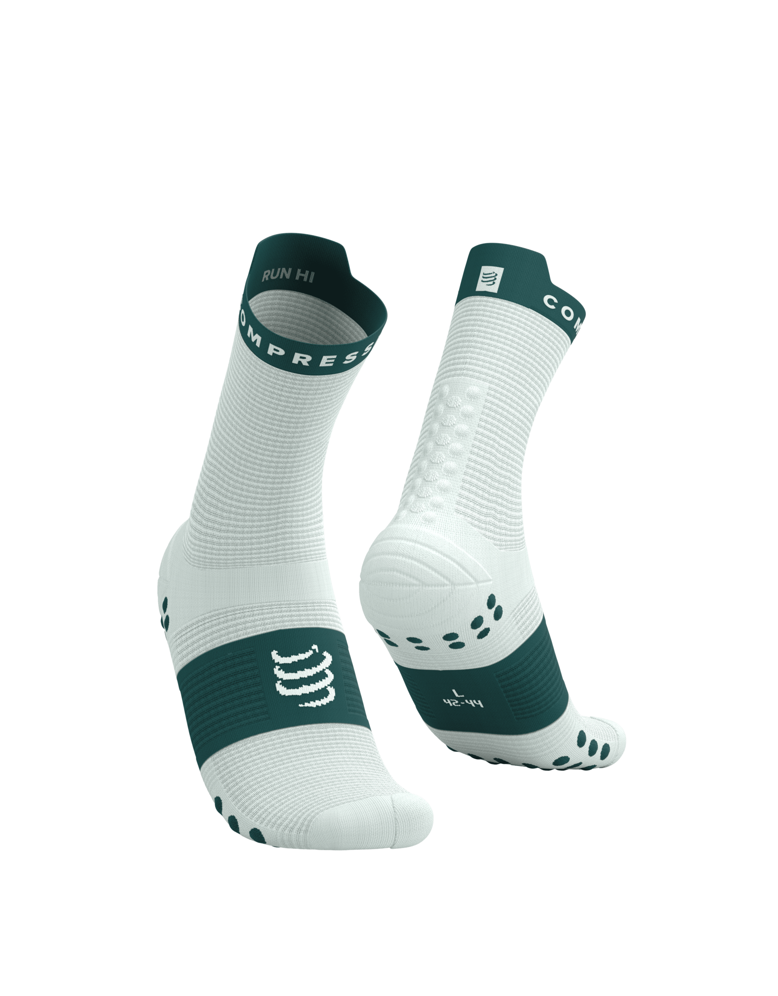 Compressport Pro Racing Socks V4.0 Run High - Sugar/Storm