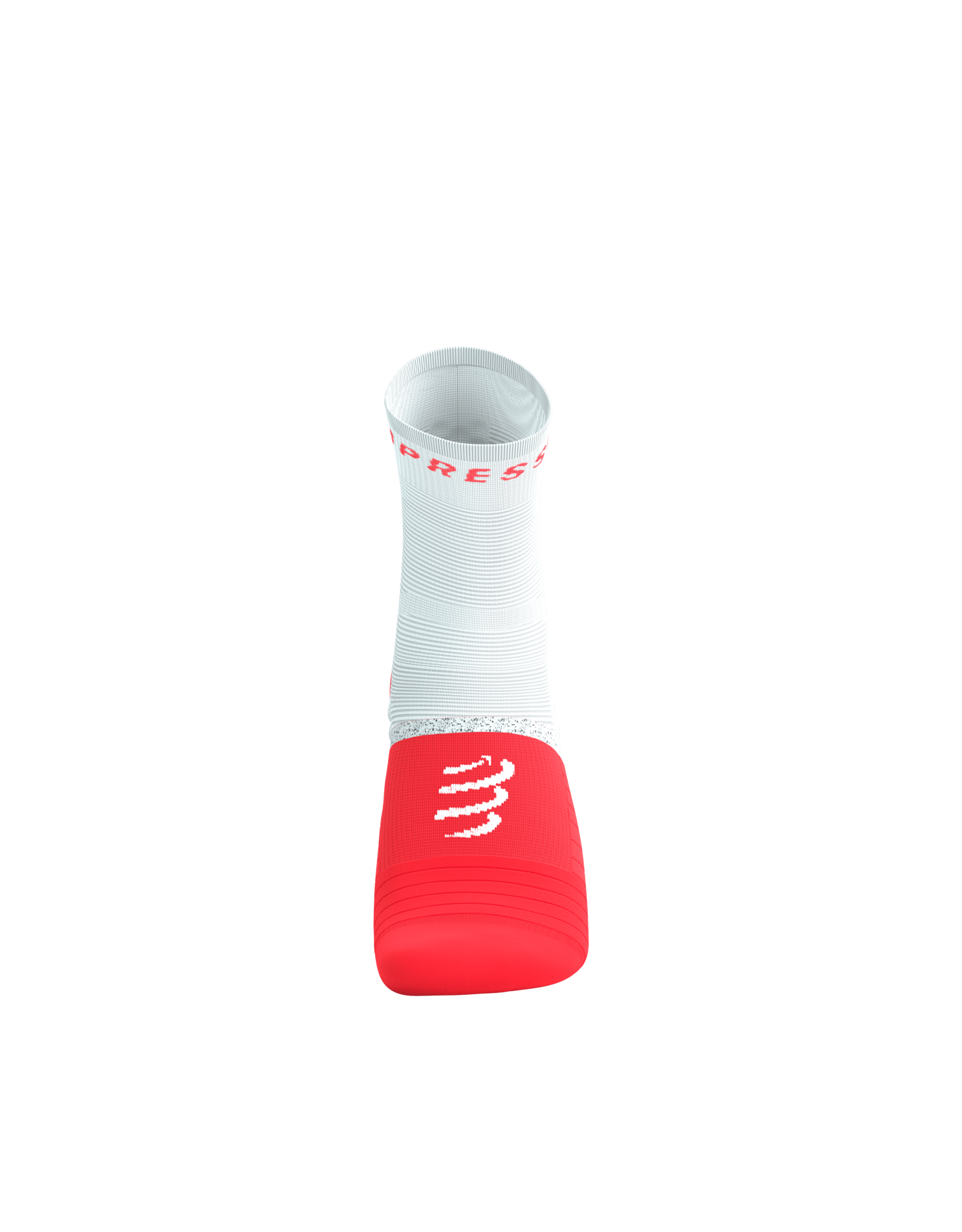 Compressport Pro Marathon Socks V2.0 - Fluo Red/White
