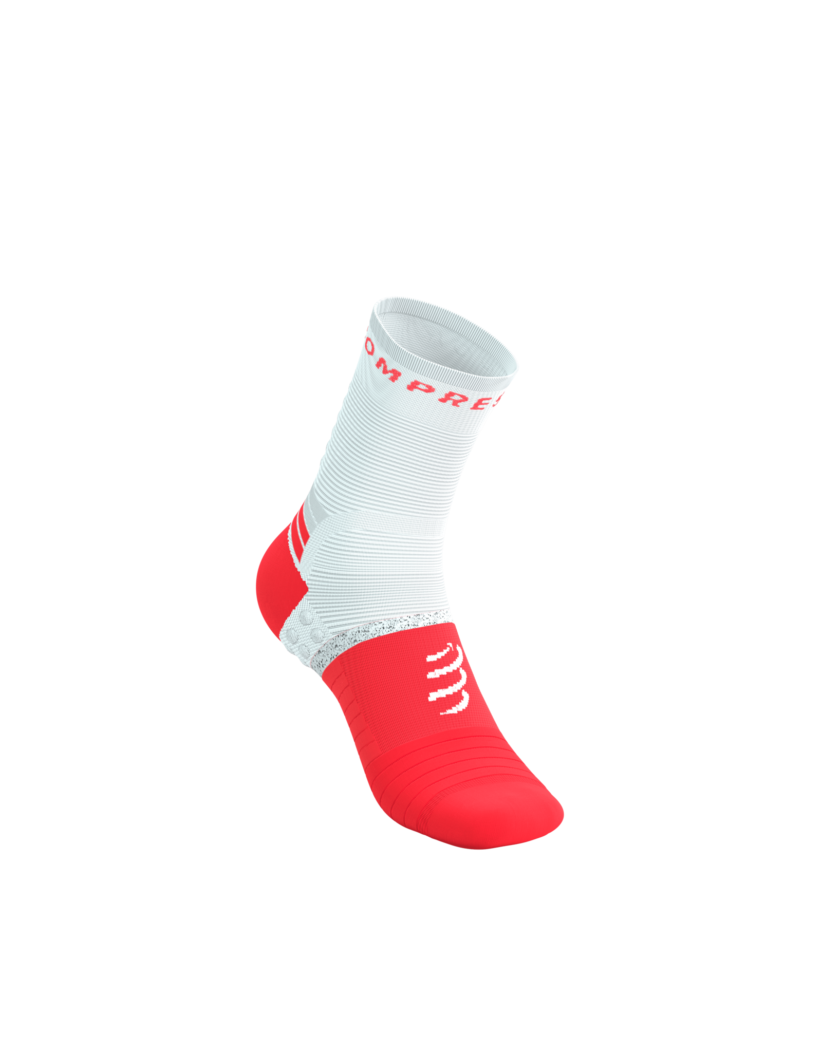 Compressport Pro Marathon Socks V2.0 - Fluo Red/White