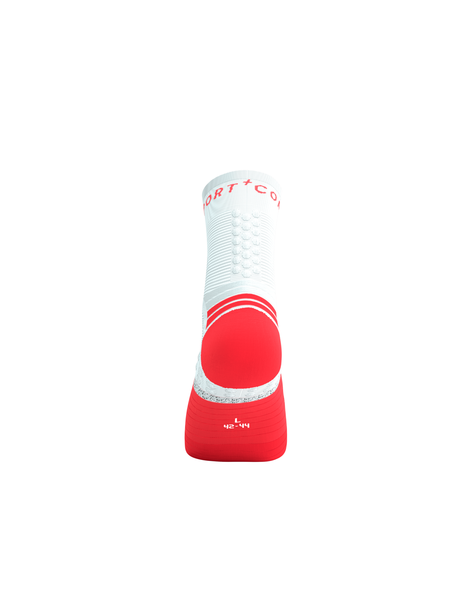 Compressport Pro Marathon Socks V2.0 - Fluo Red/White