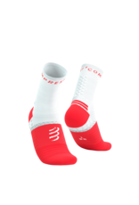 Compressport Pro Marathon Socks V2.0 - Fluo Red/White