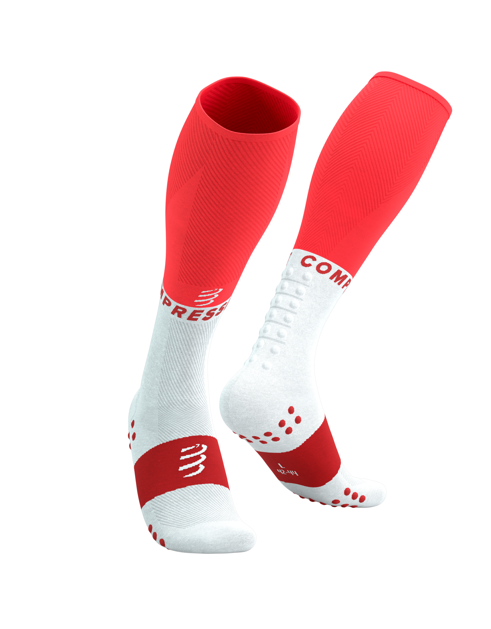 Compressport Full Socks Oxygen - Fluo Red