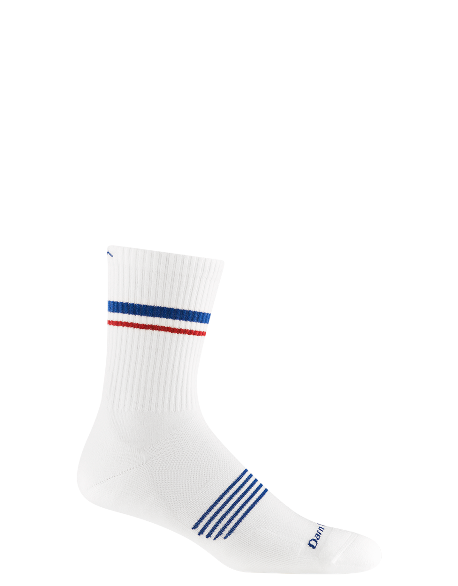 Darn Tough Element Micro Crew Lightweight with Cushion - White