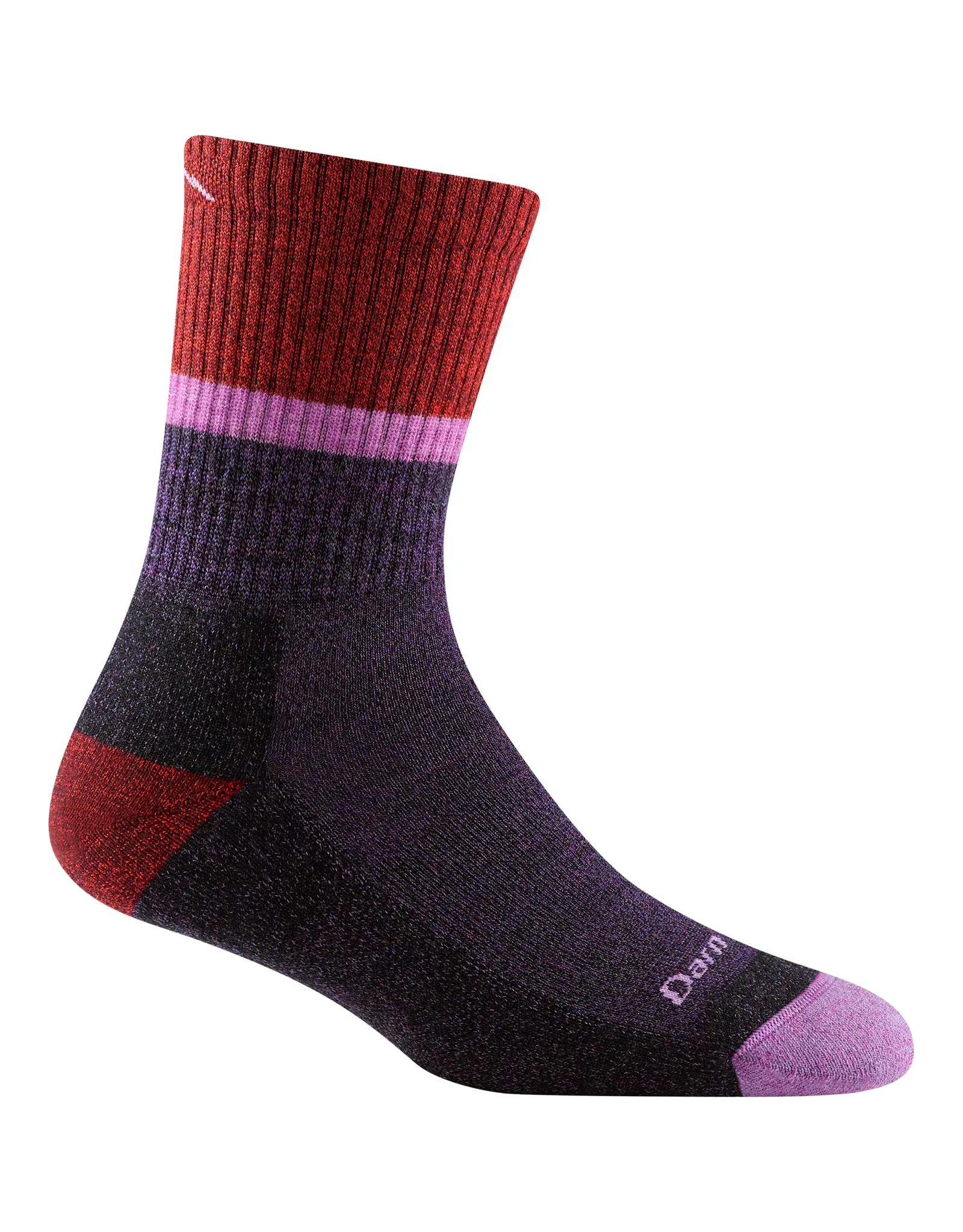 Darn Tough Ranger Micro Crew Midweight with Cushion - Plum