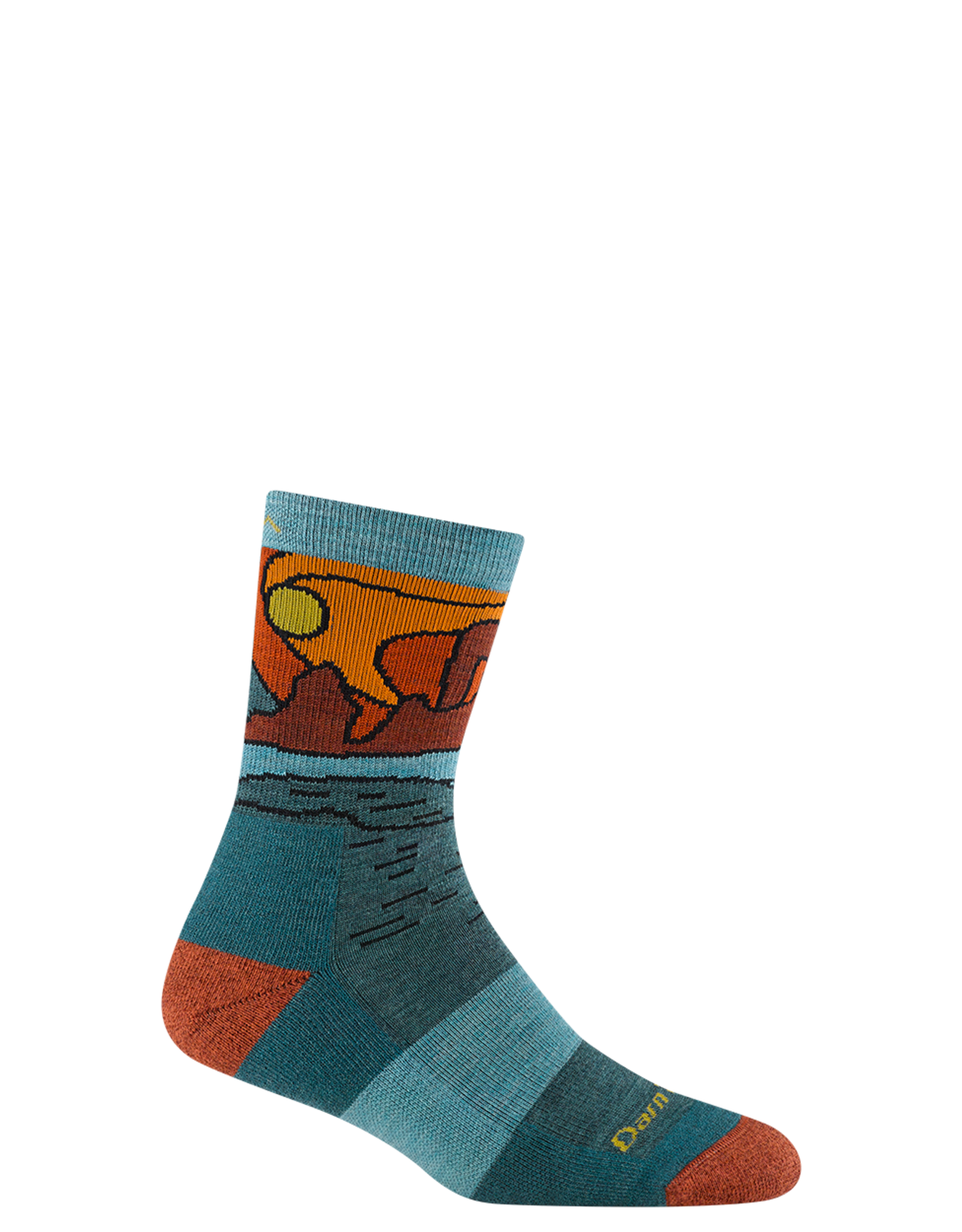 Darn Tough Celeste Micro Crew Midweight with Cushion - Teal