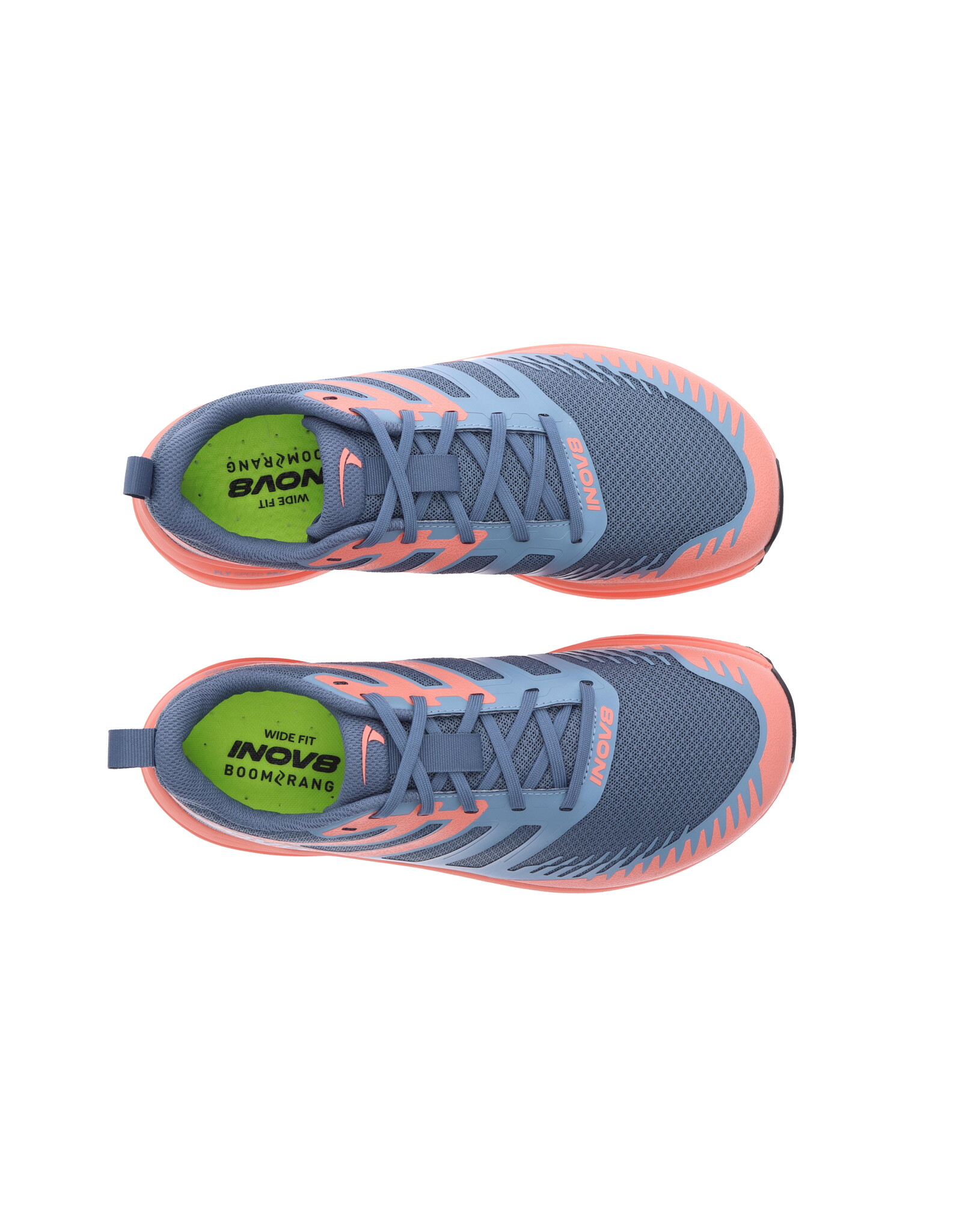 INOV8 TrailFly Max - Dames - Blue Grey/Coral/Light Grey