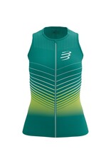 Compressport Tri Postural Aero Tank Top W - Columbia/Evening Primrose
