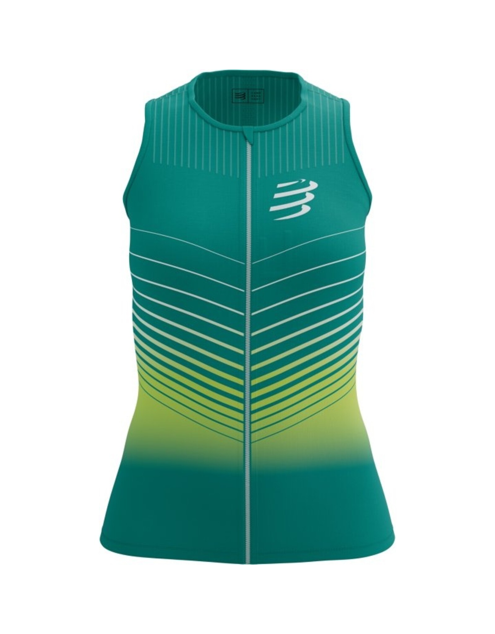 Compressport Tri Postural Aero Tank Top W - Columbia/Evening Primrose